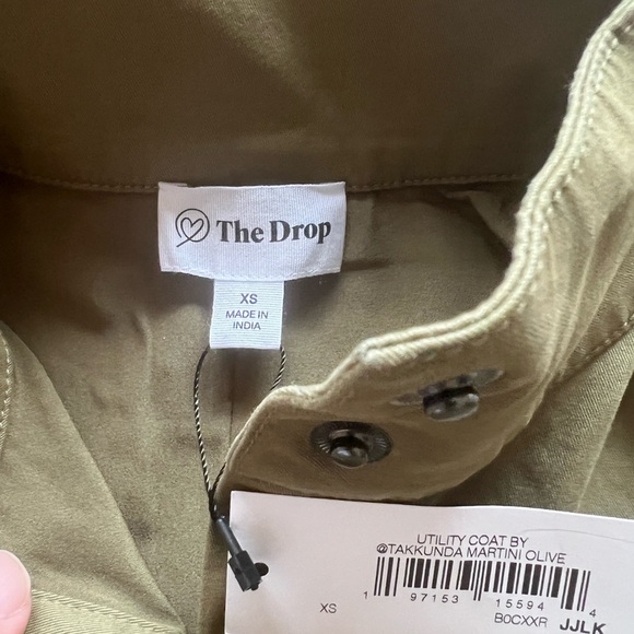 NWT The Drop Women’s Convertible Utility Coat by Takkunda Olive Green Size XS - Picture 8 of 9